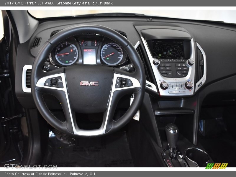 Graphite Gray Metallic / Jet Black 2017 GMC Terrain SLT AWD