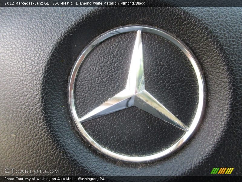 Diamond White Metallic / Almond/Black 2012 Mercedes-Benz GLK 350 4Matic