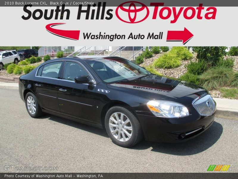 Black Onyx / Cocoa/Shale 2010 Buick Lucerne CXL
