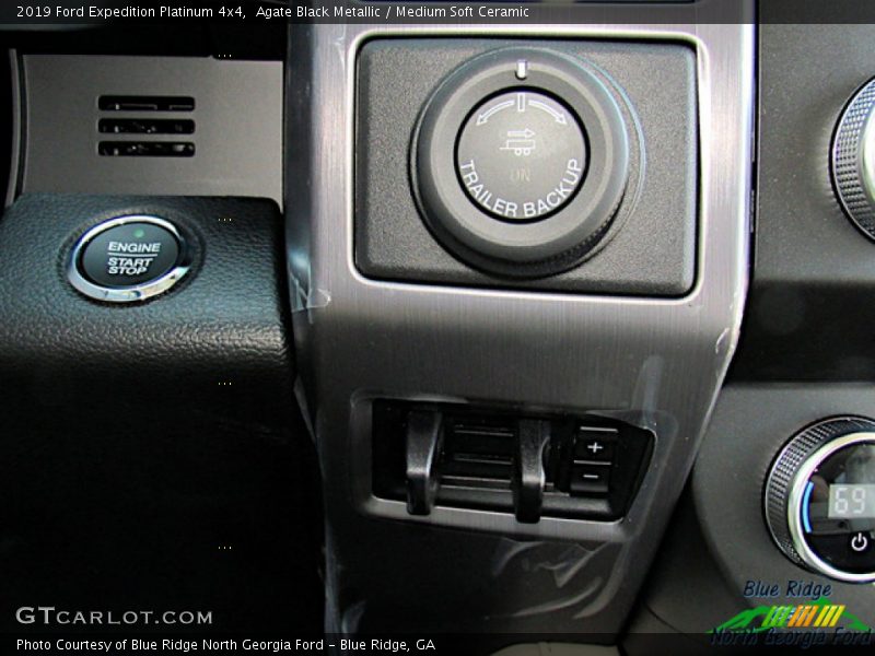 Agate Black Metallic / Medium Soft Ceramic 2019 Ford Expedition Platinum 4x4