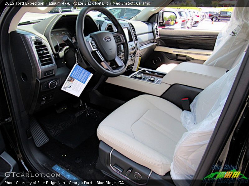 Agate Black Metallic / Medium Soft Ceramic 2019 Ford Expedition Platinum 4x4