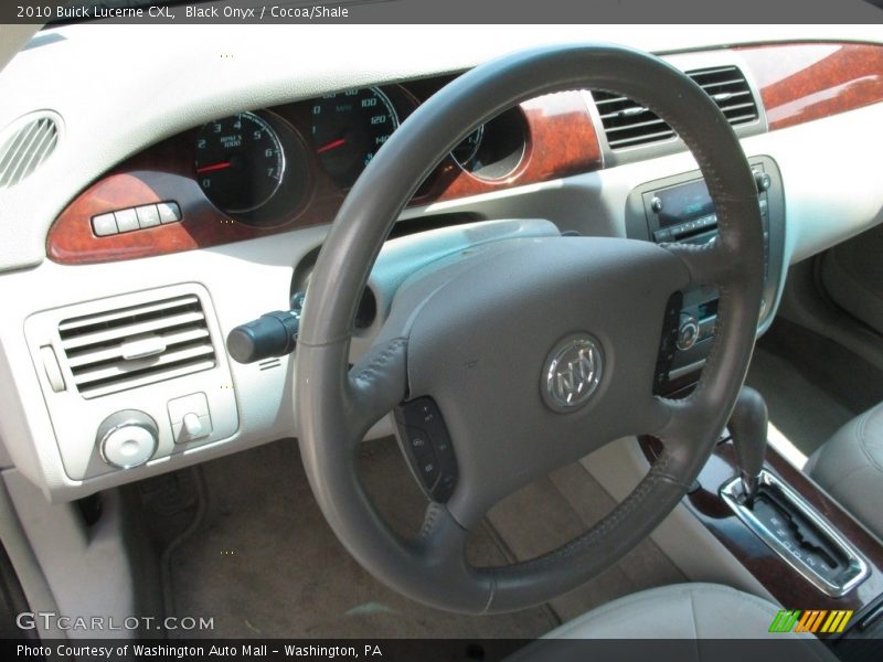Black Onyx / Cocoa/Shale 2010 Buick Lucerne CXL