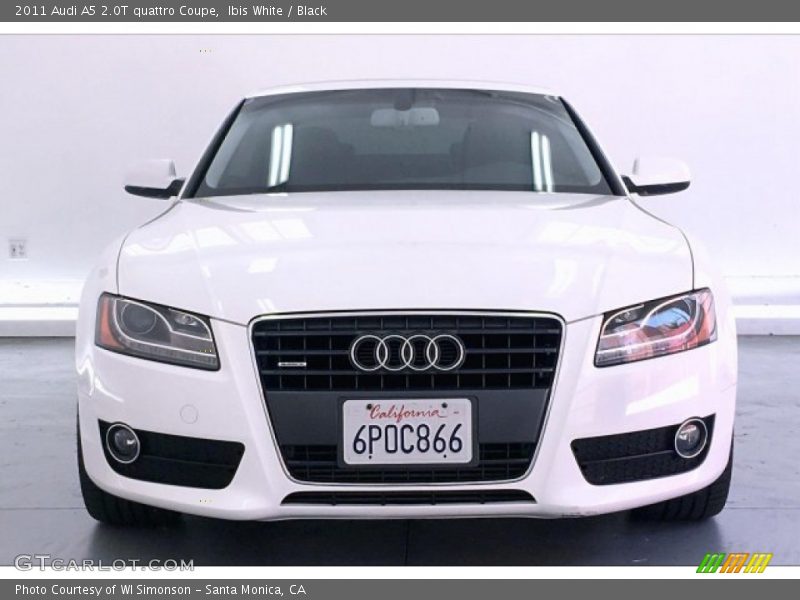 Ibis White / Black 2011 Audi A5 2.0T quattro Coupe