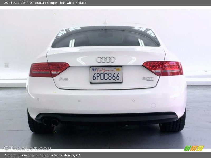 Ibis White / Black 2011 Audi A5 2.0T quattro Coupe