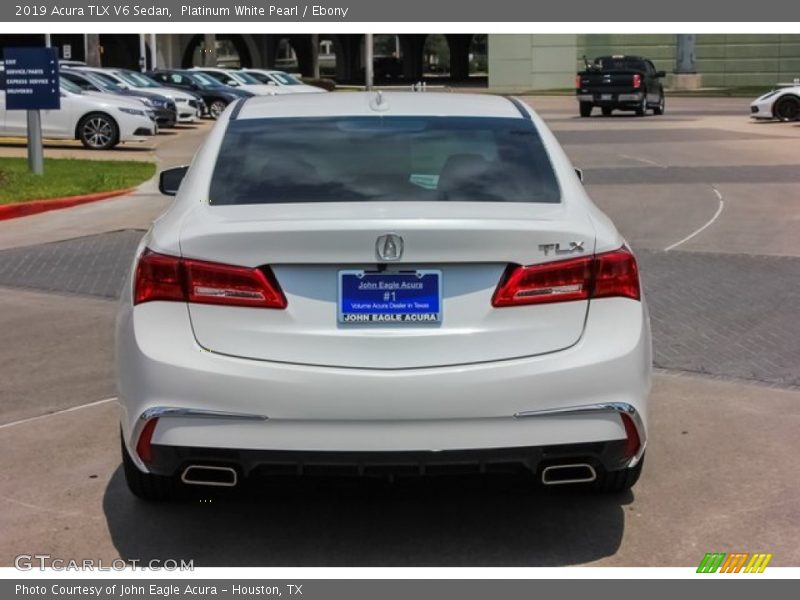 Platinum White Pearl / Ebony 2019 Acura TLX V6 Sedan