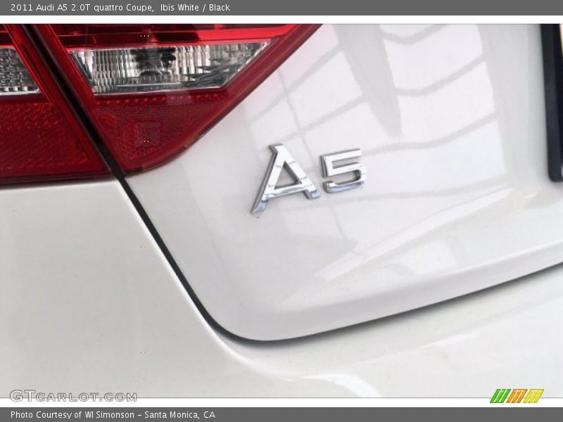 Ibis White / Black 2011 Audi A5 2.0T quattro Coupe