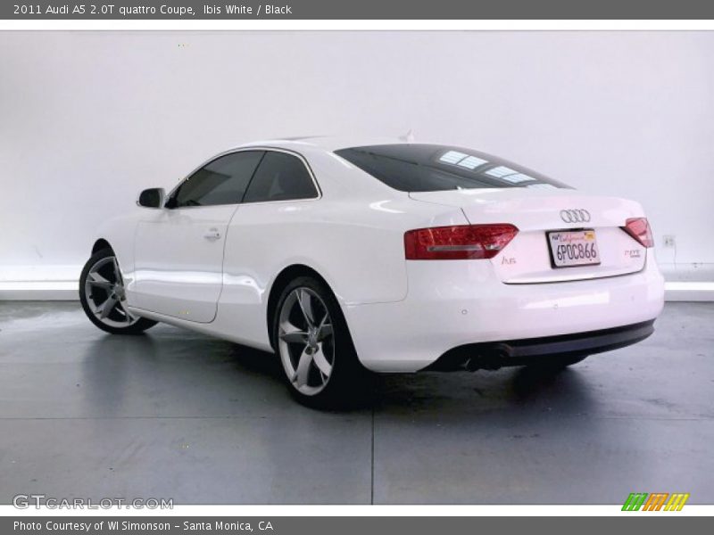 Ibis White / Black 2011 Audi A5 2.0T quattro Coupe