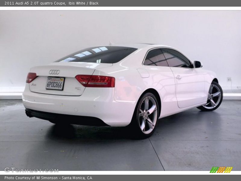 Ibis White / Black 2011 Audi A5 2.0T quattro Coupe