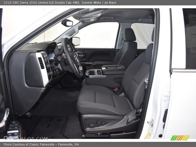 Summit White / Jet Black 2019 GMC Sierra 1500 Limited SLE Double Cab 4WD