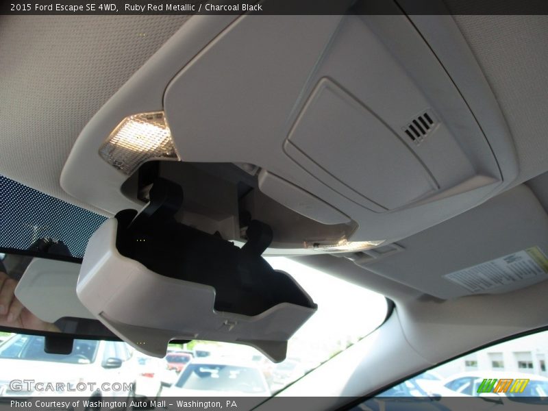 Ruby Red Metallic / Charcoal Black 2015 Ford Escape SE 4WD