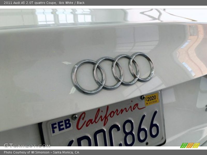 Ibis White / Black 2011 Audi A5 2.0T quattro Coupe