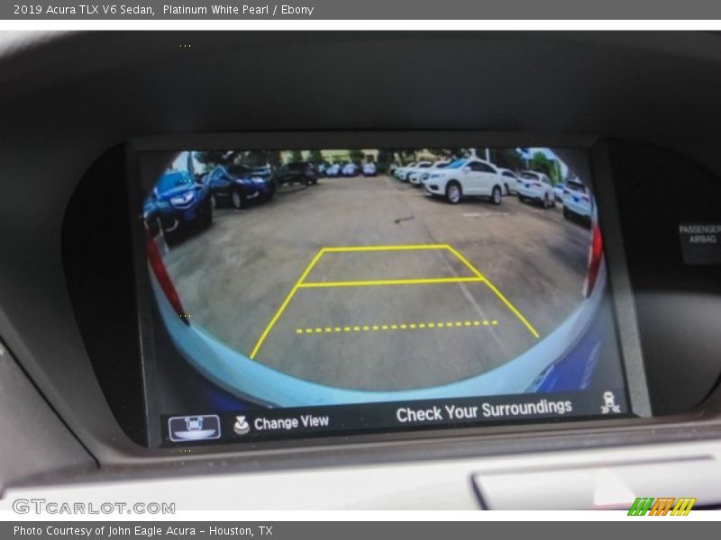 Platinum White Pearl / Ebony 2019 Acura TLX V6 Sedan