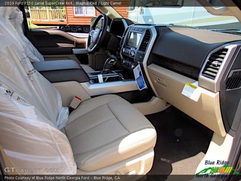 Magma Red / Light Camel 2019 Ford F150 Lariat SuperCrew 4x4