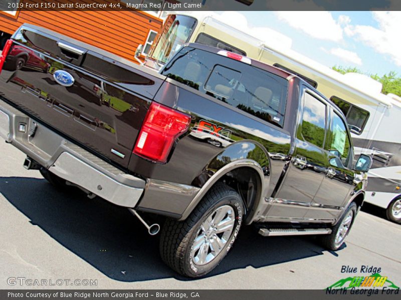 Magma Red / Light Camel 2019 Ford F150 Lariat SuperCrew 4x4