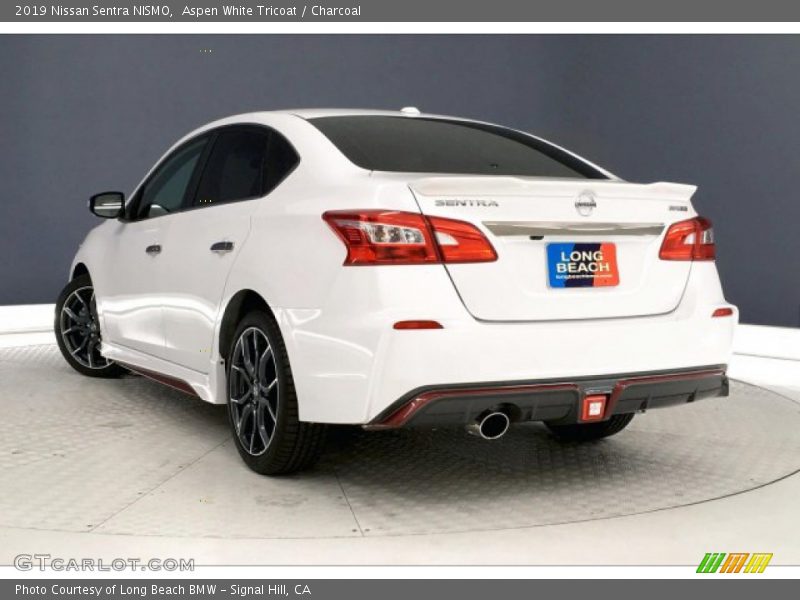 Aspen White Tricoat / Charcoal 2019 Nissan Sentra NISMO