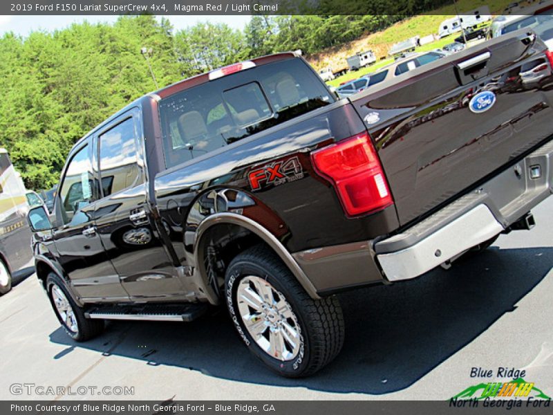 Magma Red / Light Camel 2019 Ford F150 Lariat SuperCrew 4x4