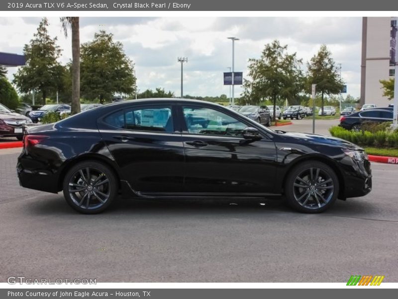 Crystal Black Pearl / Ebony 2019 Acura TLX V6 A-Spec Sedan