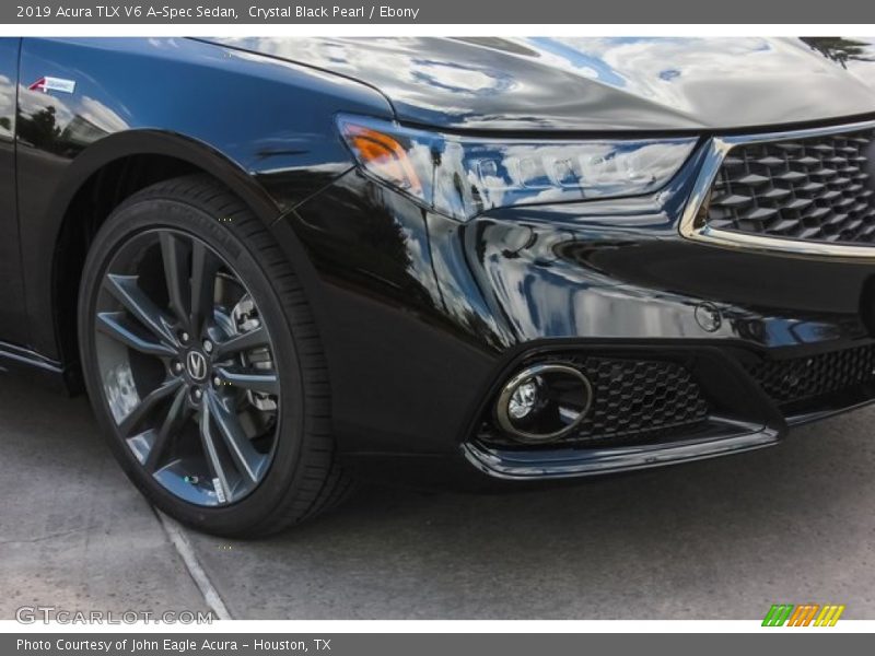 Crystal Black Pearl / Ebony 2019 Acura TLX V6 A-Spec Sedan