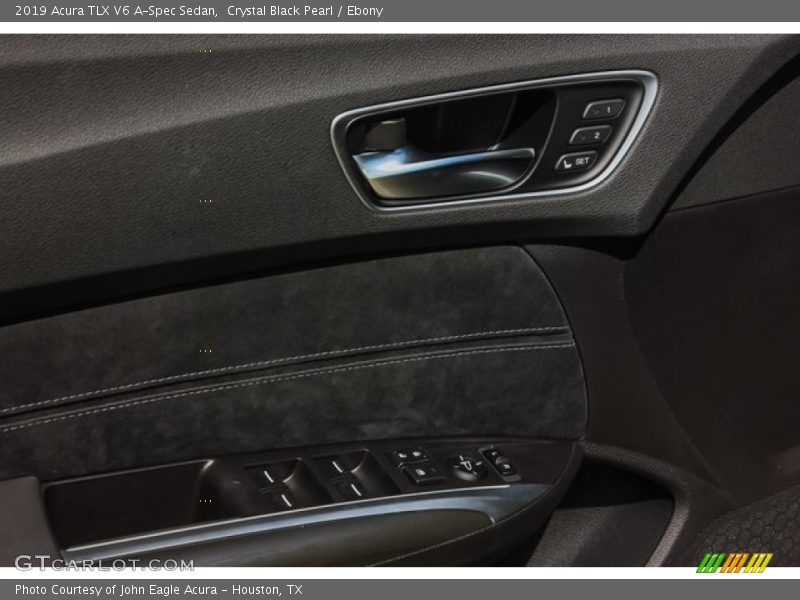 Crystal Black Pearl / Ebony 2019 Acura TLX V6 A-Spec Sedan