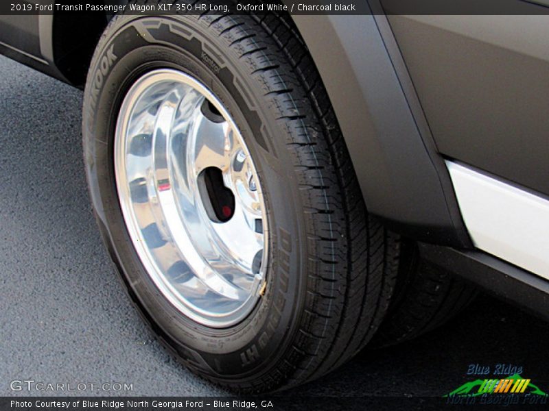 Oxford White / Charcoal black 2019 Ford Transit Passenger Wagon XLT 350 HR Long