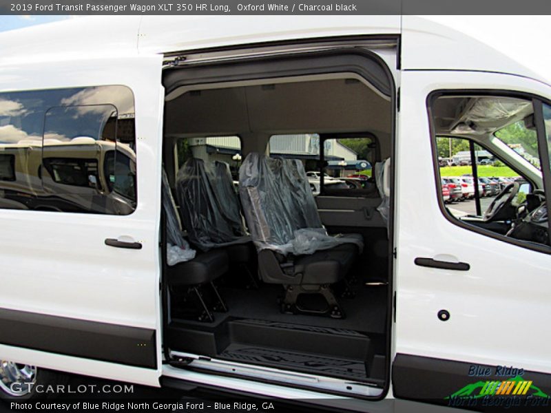 Oxford White / Charcoal black 2019 Ford Transit Passenger Wagon XLT 350 HR Long