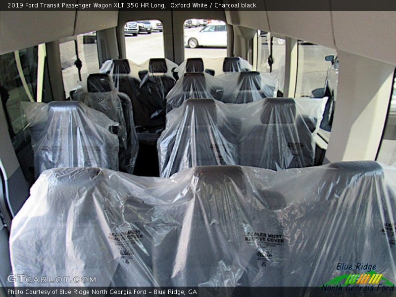 Oxford White / Charcoal black 2019 Ford Transit Passenger Wagon XLT 350 HR Long