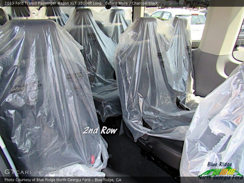 Oxford White / Charcoal black 2019 Ford Transit Passenger Wagon XLT 350 HR Long