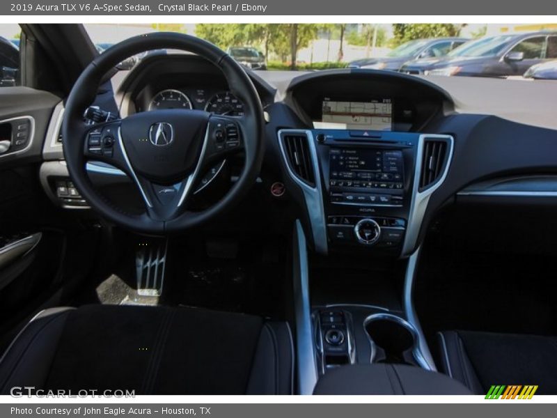 Crystal Black Pearl / Ebony 2019 Acura TLX V6 A-Spec Sedan