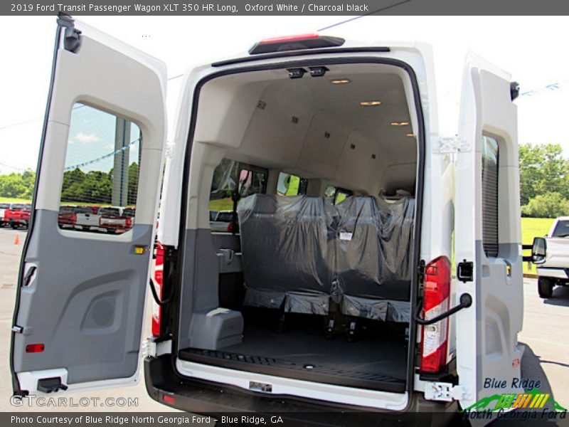 Oxford White / Charcoal black 2019 Ford Transit Passenger Wagon XLT 350 HR Long