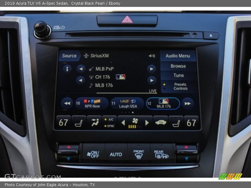 Crystal Black Pearl / Ebony 2019 Acura TLX V6 A-Spec Sedan