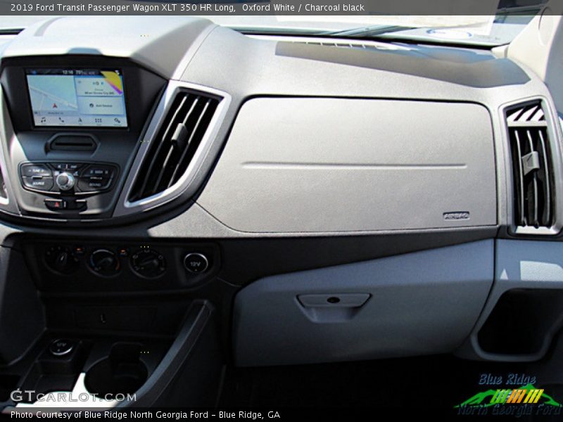 Oxford White / Charcoal black 2019 Ford Transit Passenger Wagon XLT 350 HR Long
