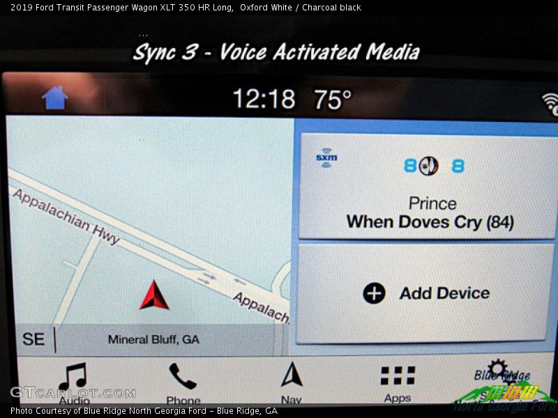 Oxford White / Charcoal black 2019 Ford Transit Passenger Wagon XLT 350 HR Long