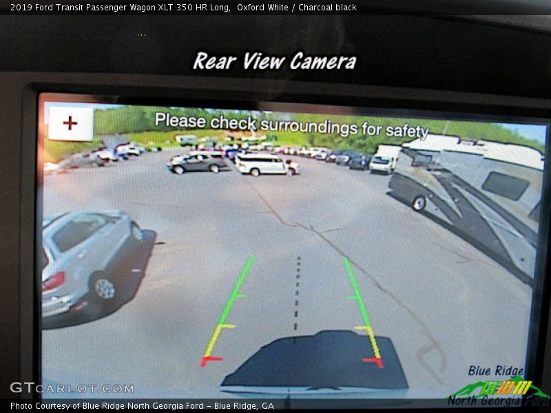 Oxford White / Charcoal black 2019 Ford Transit Passenger Wagon XLT 350 HR Long