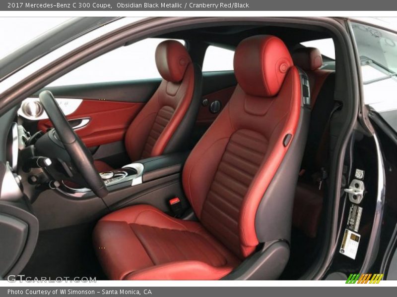 Front Seat of 2017 C 300 Coupe