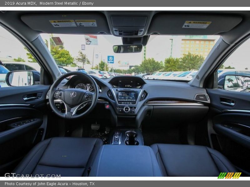 Modern Steel Metallic / Ebony 2019 Acura MDX