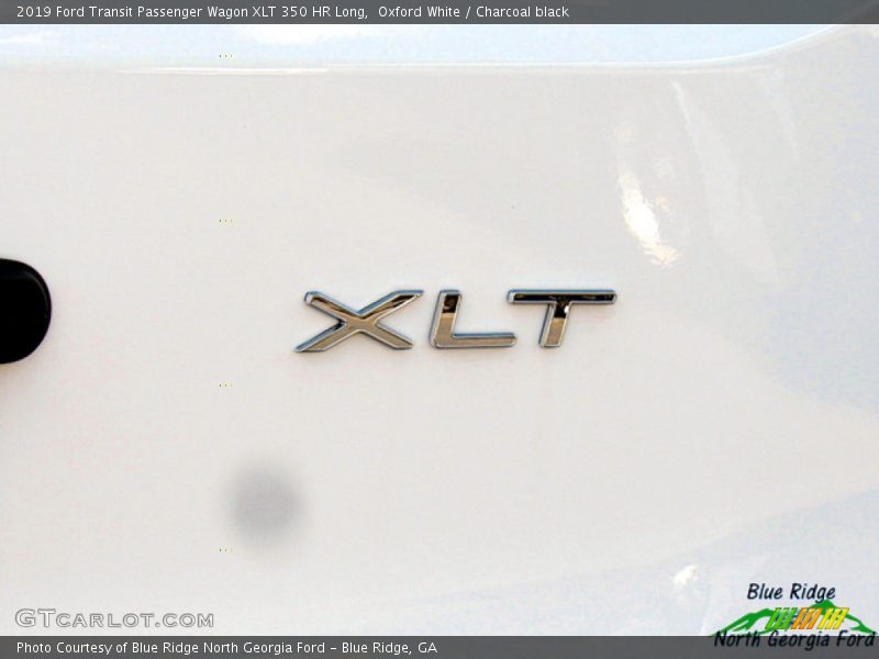 Oxford White / Charcoal black 2019 Ford Transit Passenger Wagon XLT 350 HR Long