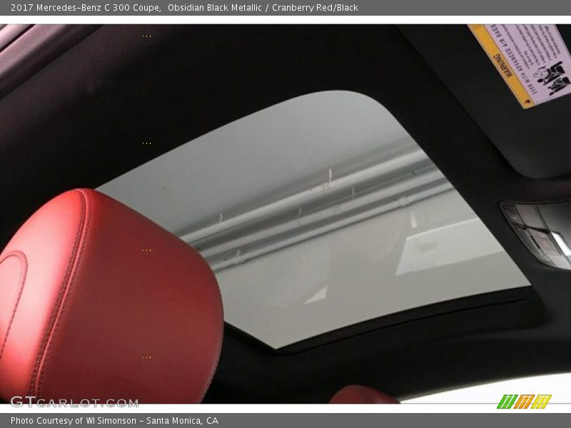 Sunroof of 2017 C 300 Coupe