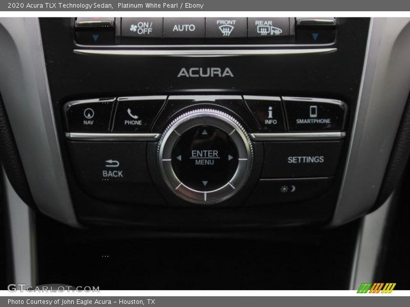 Controls of 2020 TLX Technology Sedan