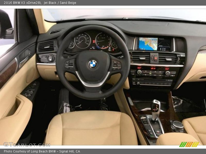 Jet Black / Sand Beige 2016 BMW X3 xDrive28i