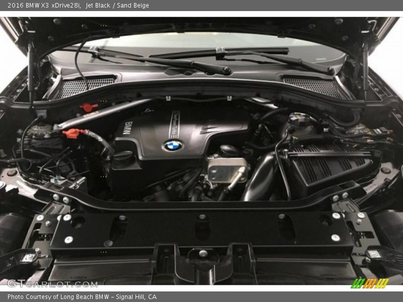 Jet Black / Sand Beige 2016 BMW X3 xDrive28i