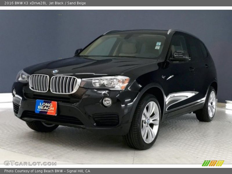 Jet Black / Sand Beige 2016 BMW X3 xDrive28i