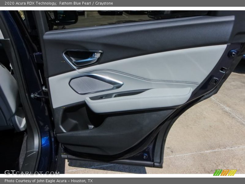 Fathom Blue Pearl / Graystone 2020 Acura RDX Technology