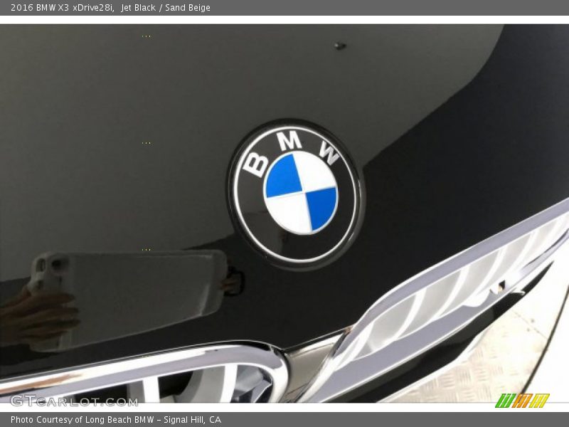 Jet Black / Sand Beige 2016 BMW X3 xDrive28i