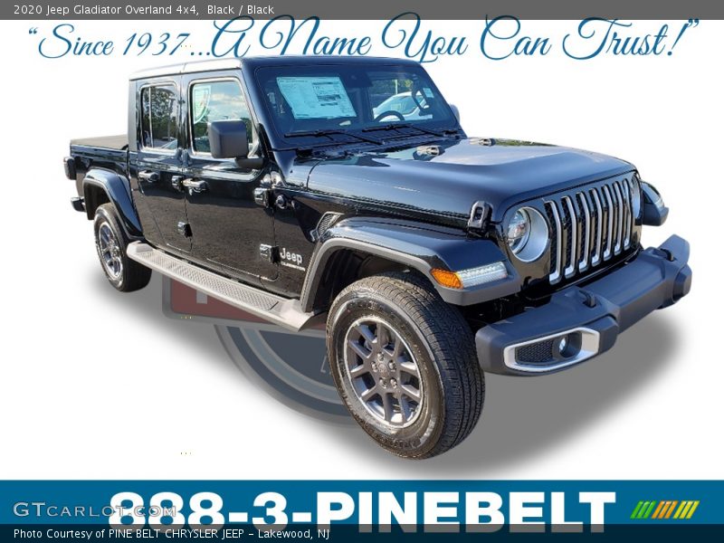 Black / Black 2020 Jeep Gladiator Overland 4x4