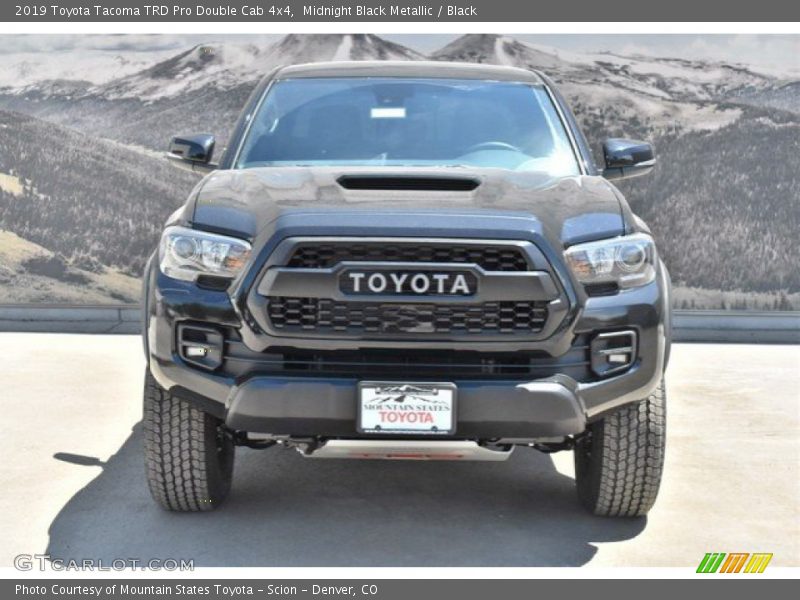 Midnight Black Metallic / Black 2019 Toyota Tacoma TRD Pro Double Cab 4x4