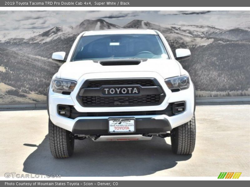 Super White / Black 2019 Toyota Tacoma TRD Pro Double Cab 4x4