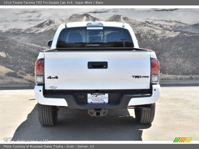 Super White / Black 2019 Toyota Tacoma TRD Pro Double Cab 4x4