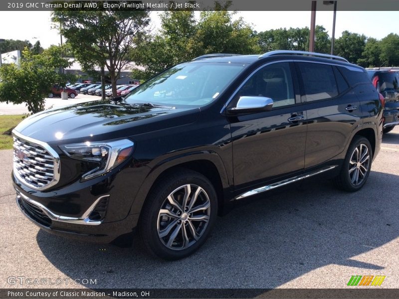 Ebony Twilight Metallic / Jet Black 2019 GMC Terrain Denali AWD