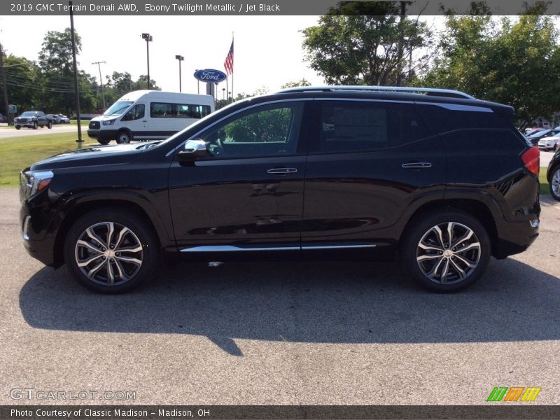 Ebony Twilight Metallic / Jet Black 2019 GMC Terrain Denali AWD