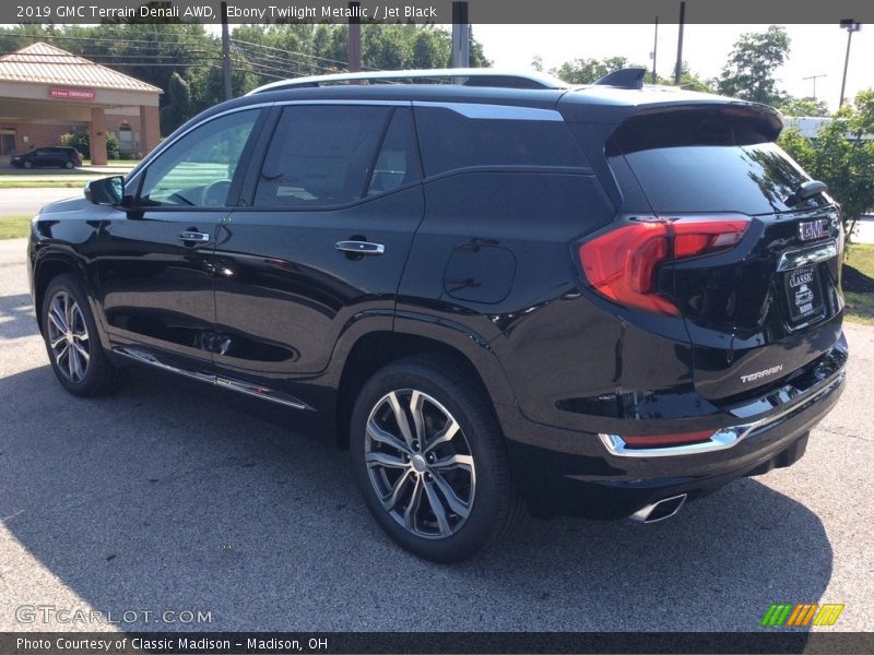 Ebony Twilight Metallic / Jet Black 2019 GMC Terrain Denali AWD